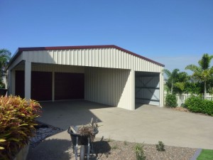 Gable shed extension completed              