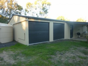 Gable shed extension to existing shed    