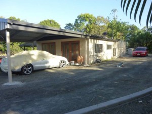 Gable carport completed     