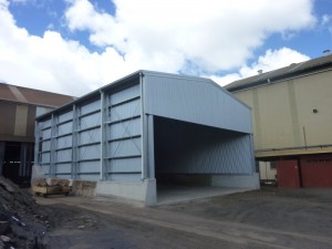 Purpose built commercial storage shed   