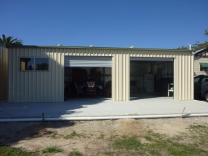 Insulated gable shed 